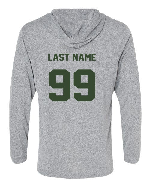 KP HS Hockey Paragon Unisex Bahama Performance Hooded Long Sleeve T-Shirt