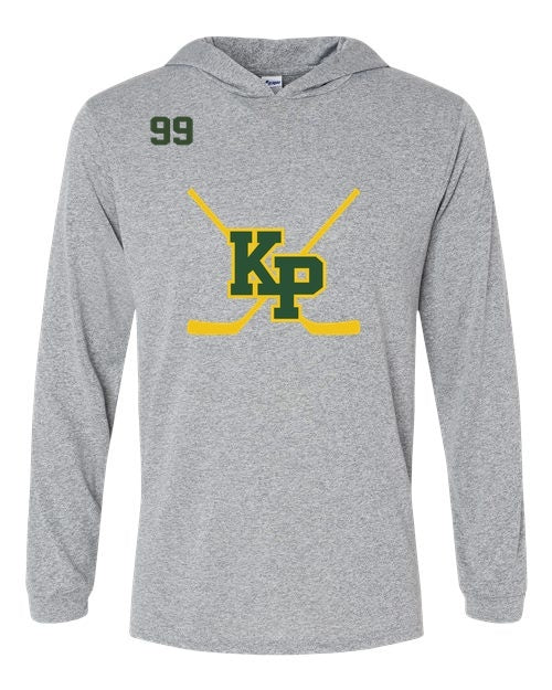 KP HS Hockey Paragon Unisex Bahama Performance Hooded Long Sleeve T-Shirt