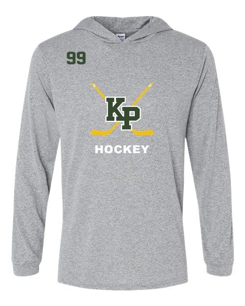 KP HS Hockey Paragon Unisex Bahama Performance Hooded Long Sleeve T-Shirt