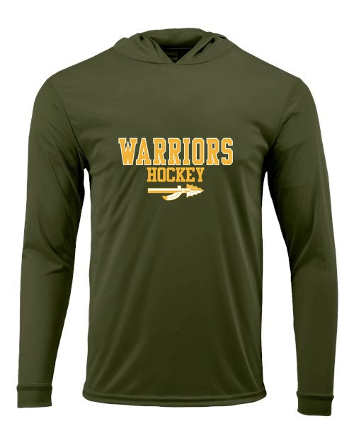 KP HS Hockey Paragon Unisex Bahama Performance Hooded Long Sleeve T-Shirt